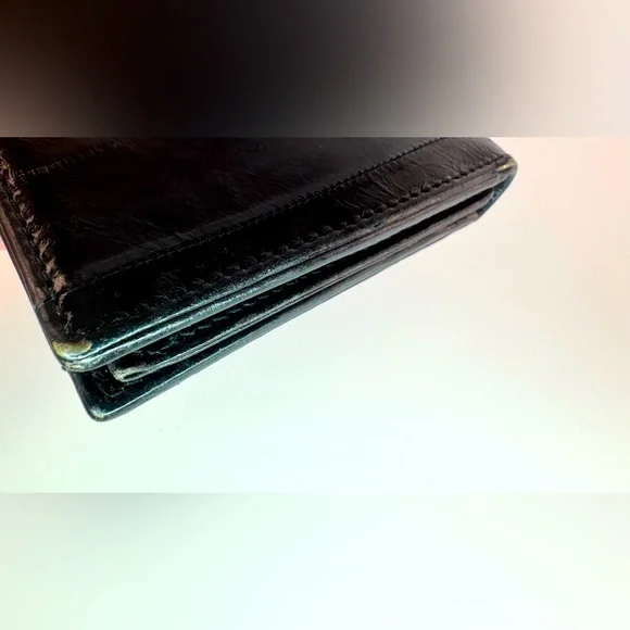 Gucci Long Wallet Black Eel Skin Vintage Exotic Leather Rare Authentic - Picture 4 of 15